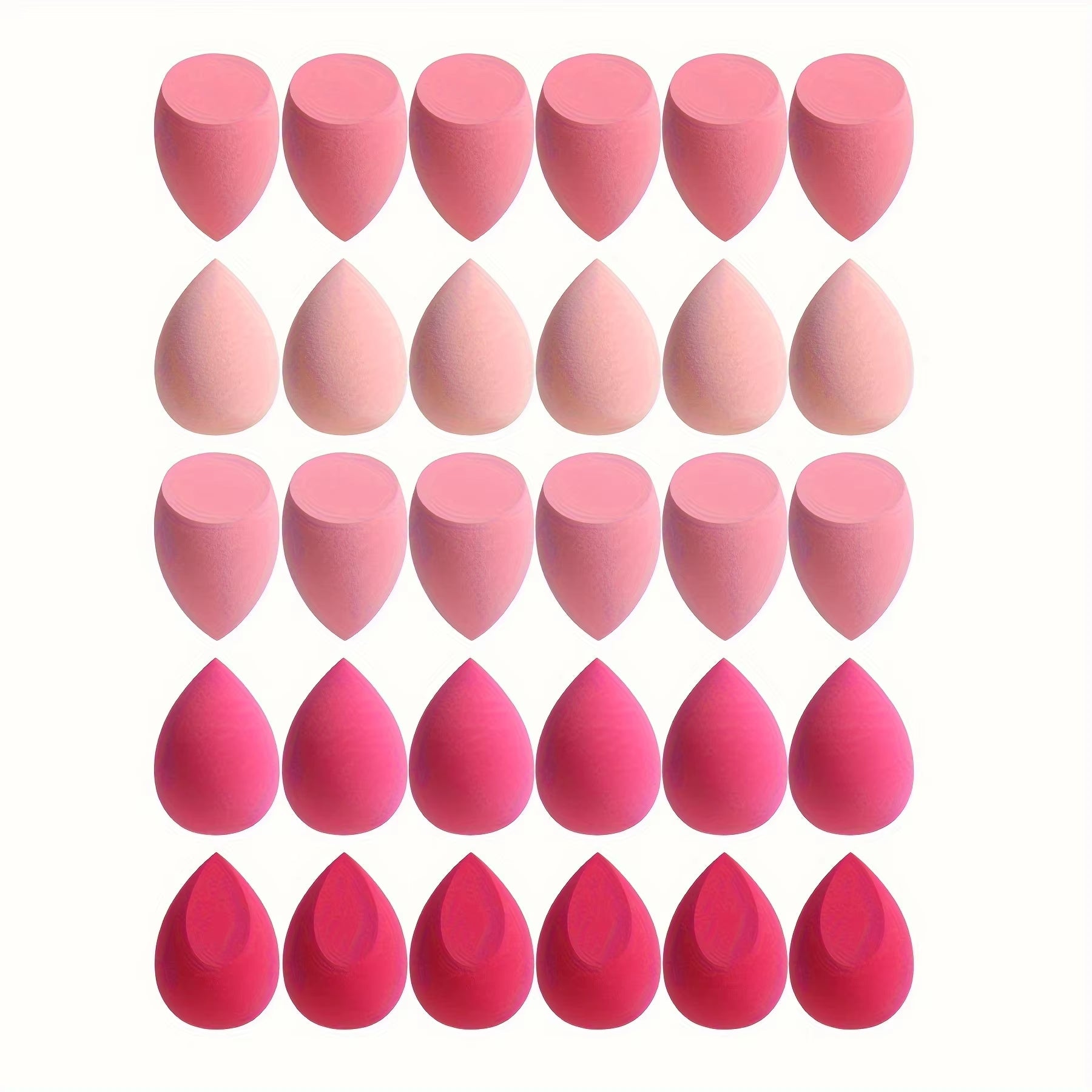 7Piece/18Piece Makeup Sponge Set, Suitable for Liquid BB Cream Powder Application, Makeup Egg Dry Wet Dual-Use Powder Puff