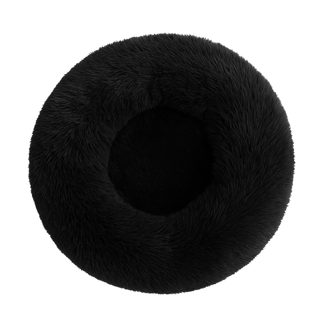 Plush Donut Calming Pet Bed by PupSnug™