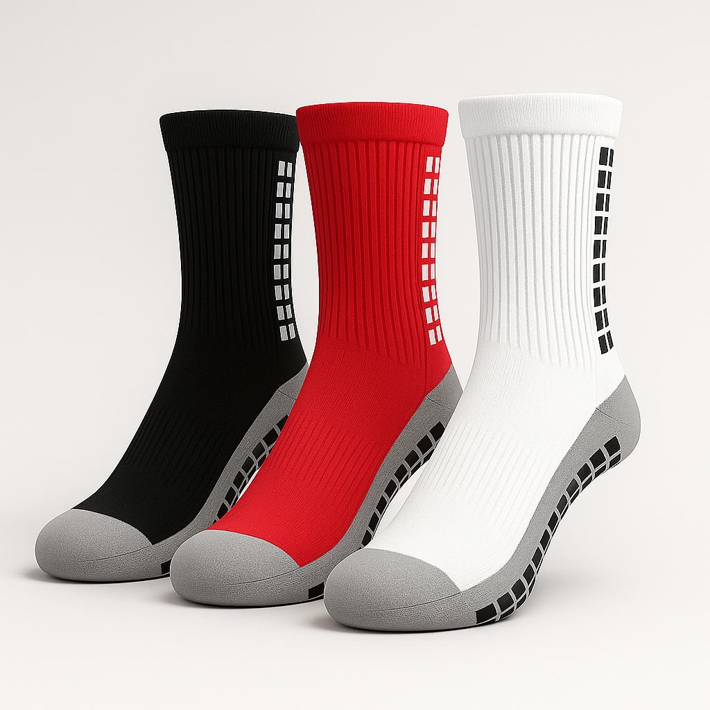 4 Pairs Grip Sport Socks by GripX™
