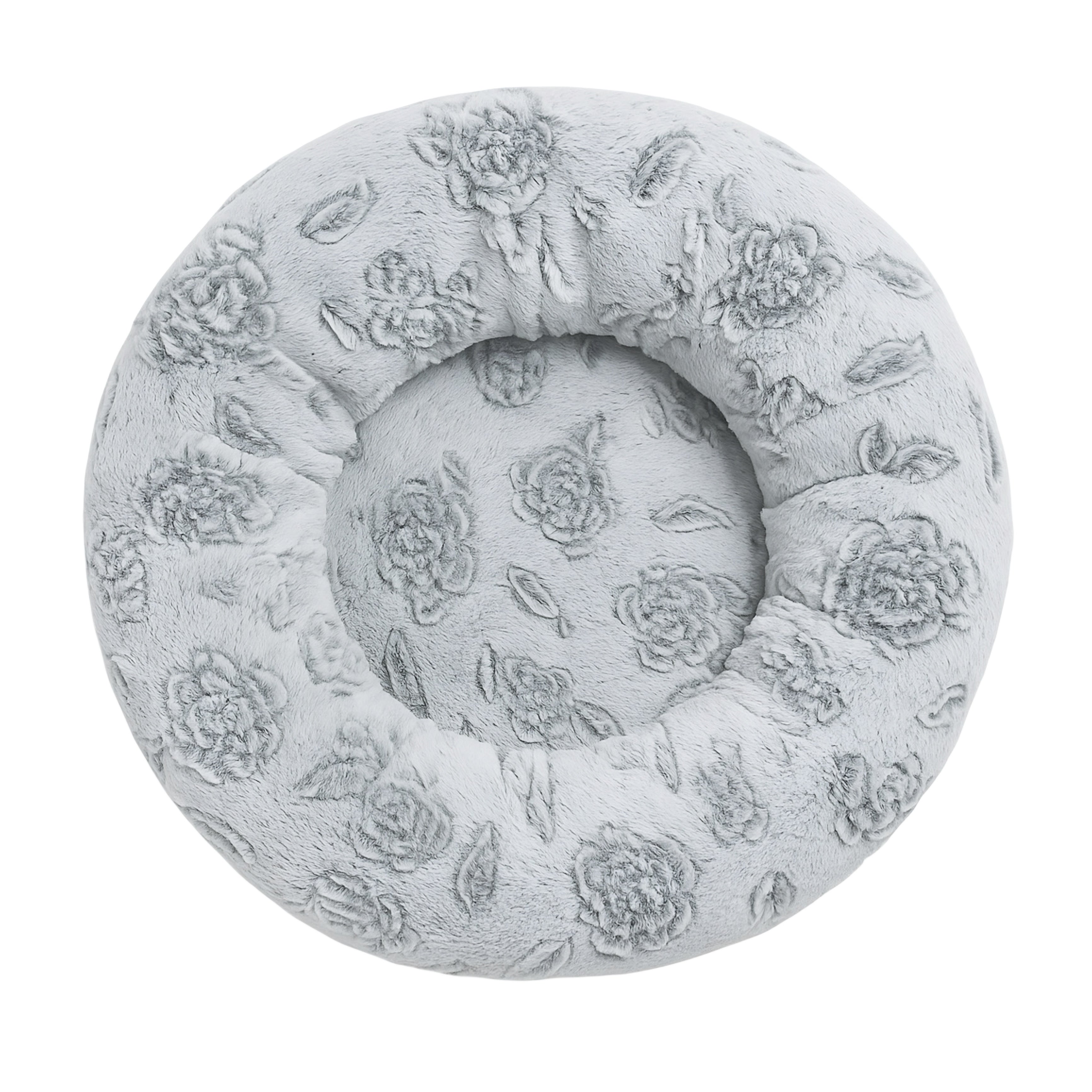 Plush Donut Calming Pet Bed by PupSnug™