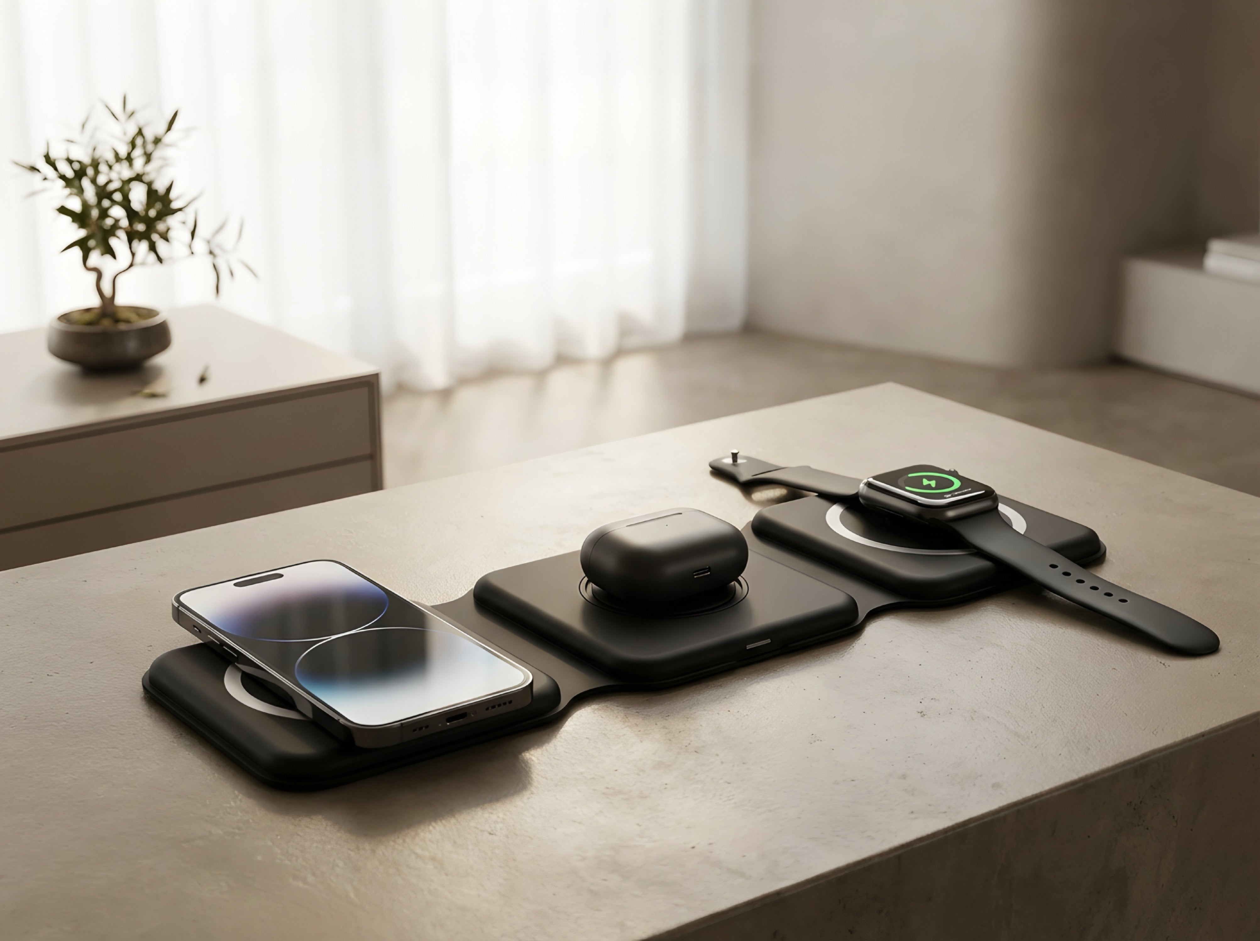 SyncPad™ 3 in 1 Foldable Wireless Charger