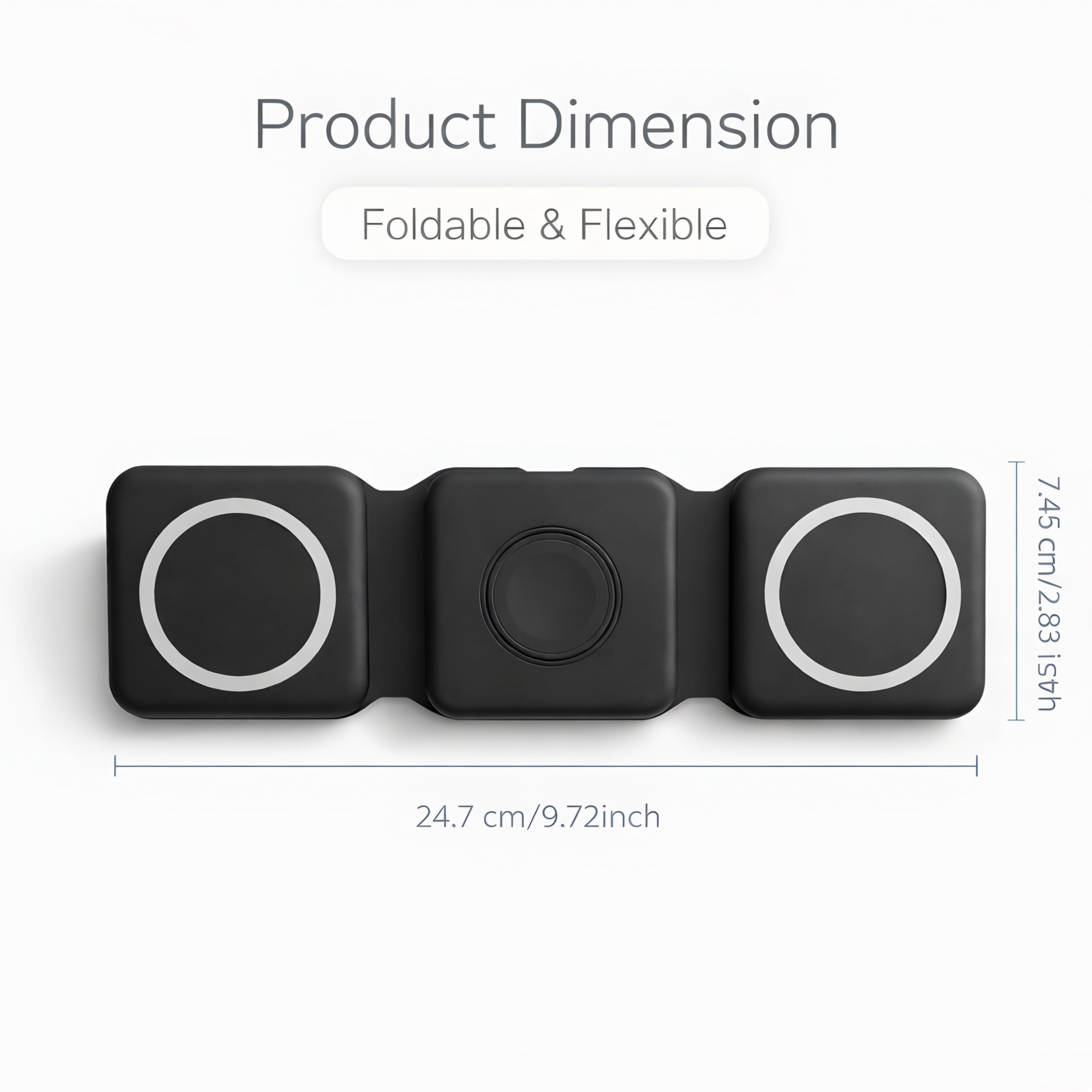 SyncPad™ 3 in 1 Foldable Wireless Charger