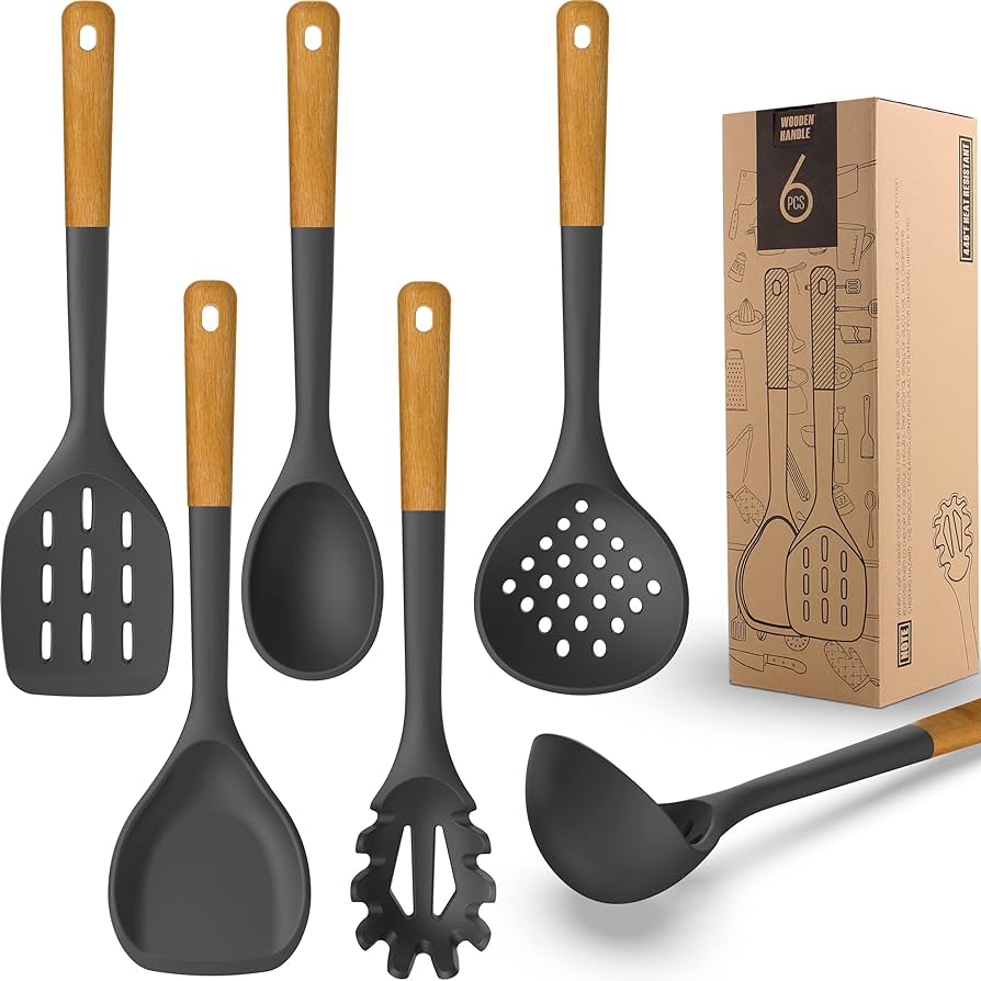 6pcs Silicone Kitchen Utensil Set