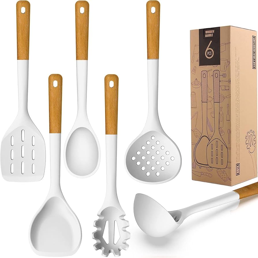 6pcs Silicone Kitchen Utensil Set