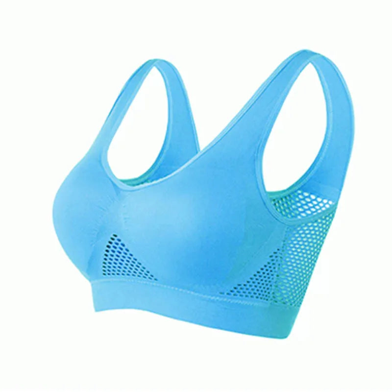 Women Breathable Wireless Gym Bra