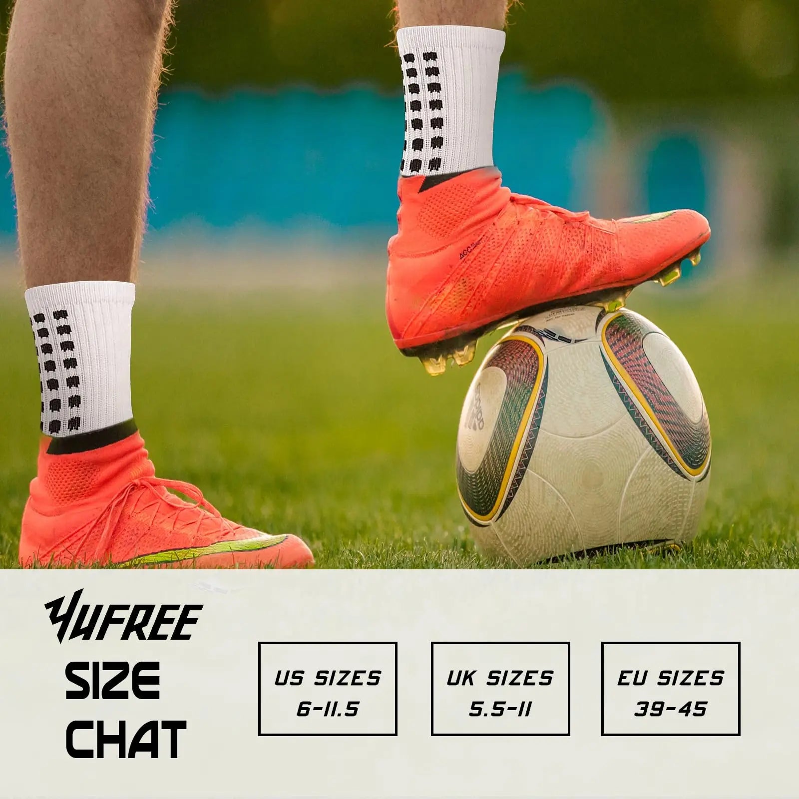 4 Pair Men'S Soccer Socks anti Slip Non Slip Grip Pads for Football Basketball Sports Grip Socks