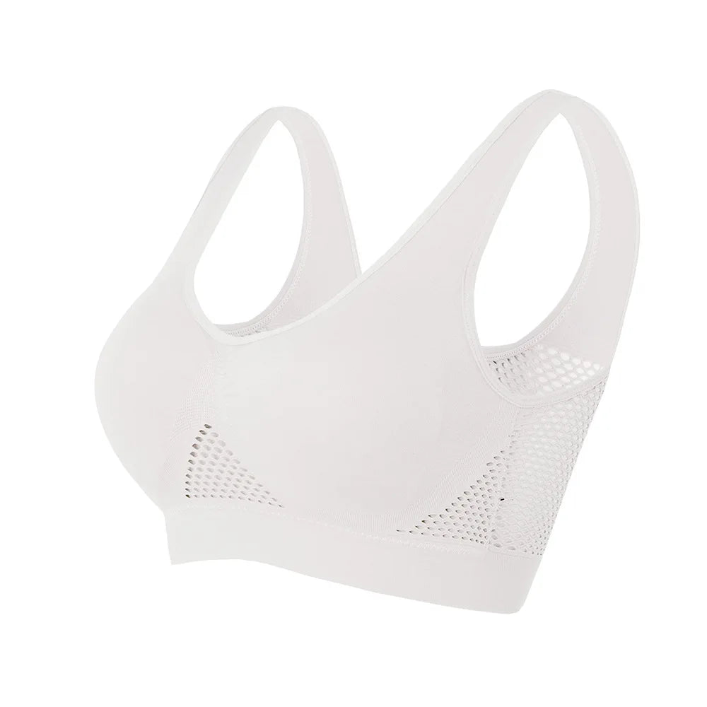 Women Breathable Wireless Gym Bra
