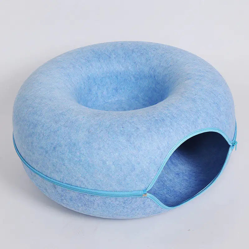 Cozy Cave™ Cat Cave Donut Bed