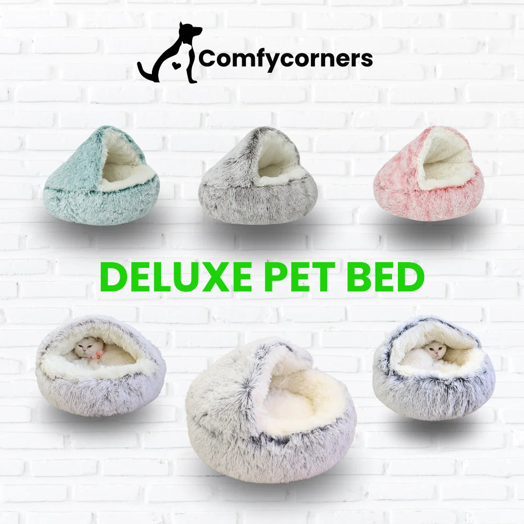 Soft Deluxe Plush Pet Bed By COMFYCORNER