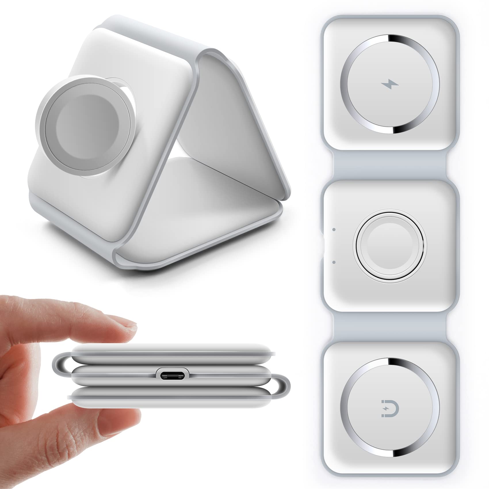 SyncPad™ 3 in 1 Foldable Wireless Charger