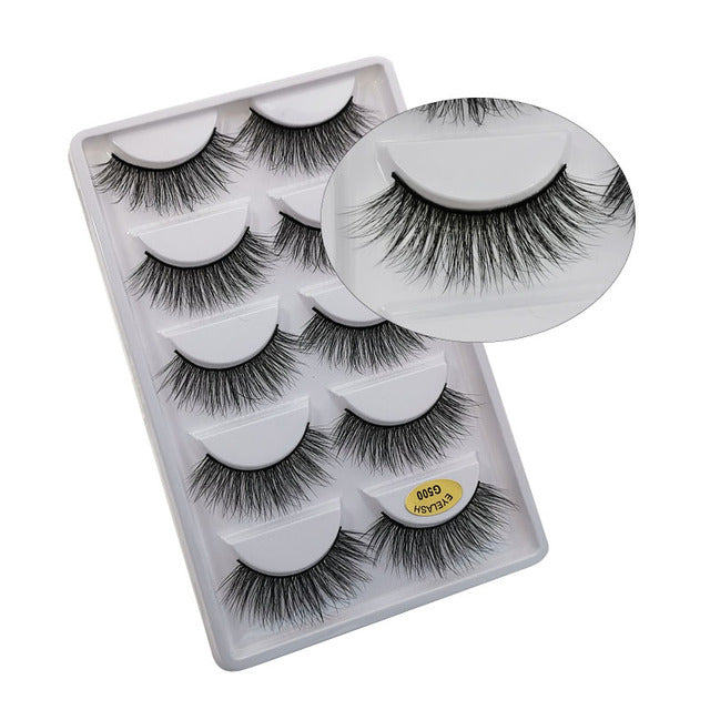 5 Pair Eyelashes