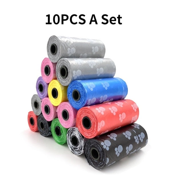 10pcs Trash Bag Rolls for Pets