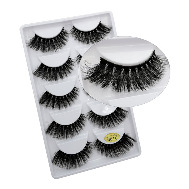 5 Pair Eyelashes