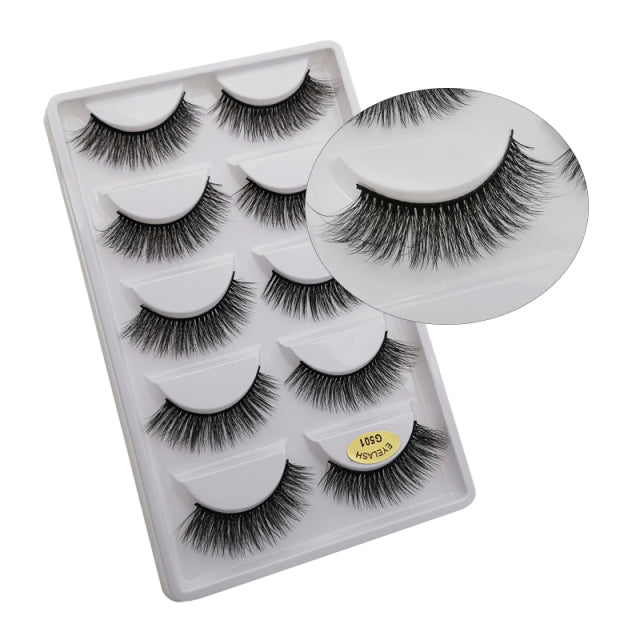 5 Pair Eyelashes