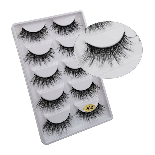 5 Pair Eyelashes