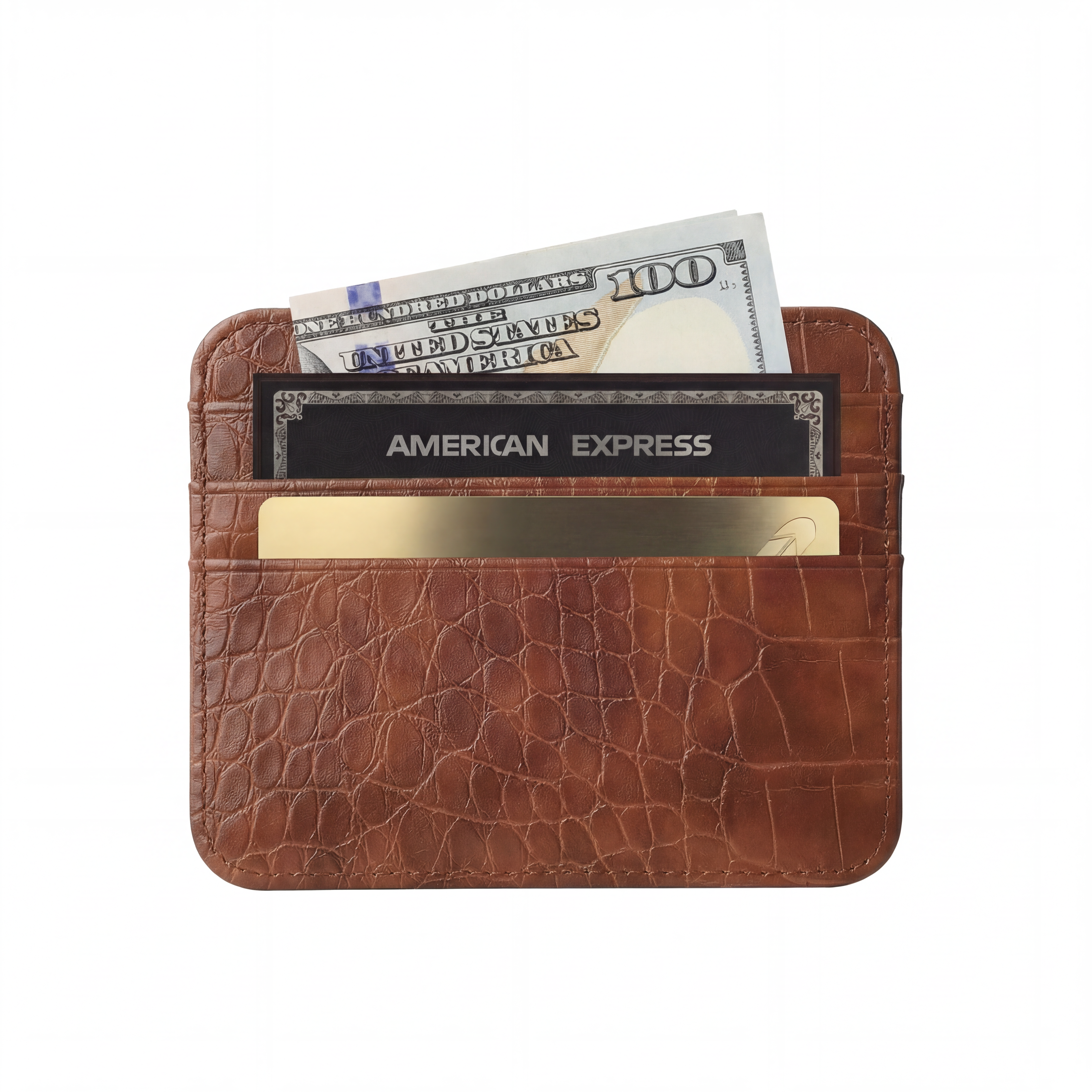 Vell Signature Genuine Leather Slim Card Sleeve (Card Holder)