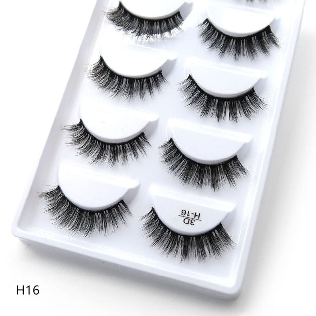 5 Pair Eyelashes