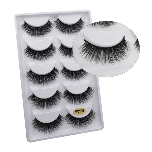 5 Pair Eyelashes