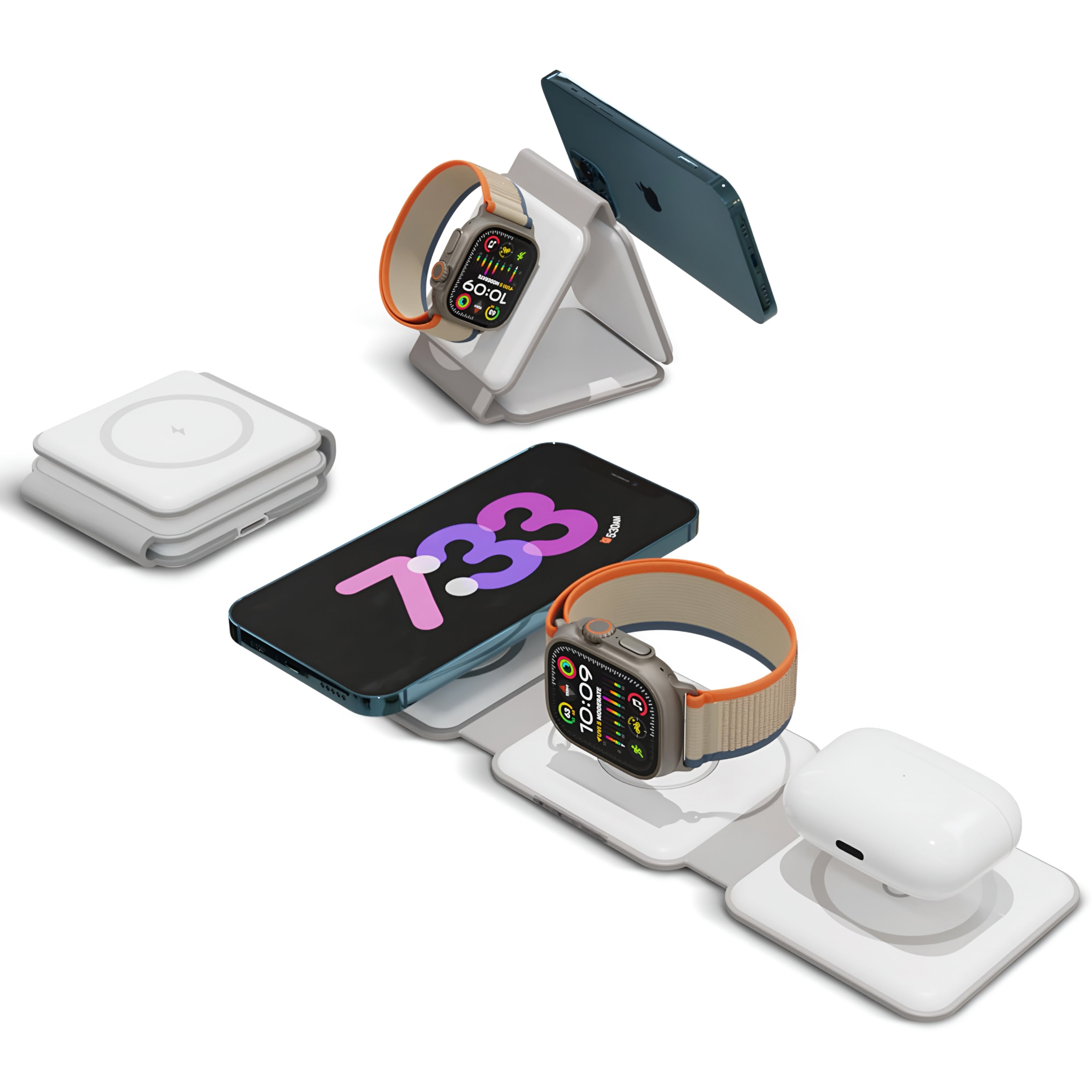SyncPad™ 3 in 1 Foldable Wireless Charger
