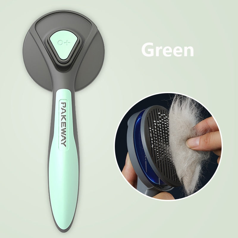 PAKEWAY Self Cleaning Grooming Pet Brush