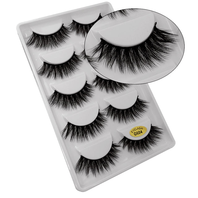 5 Pair Eyelashes