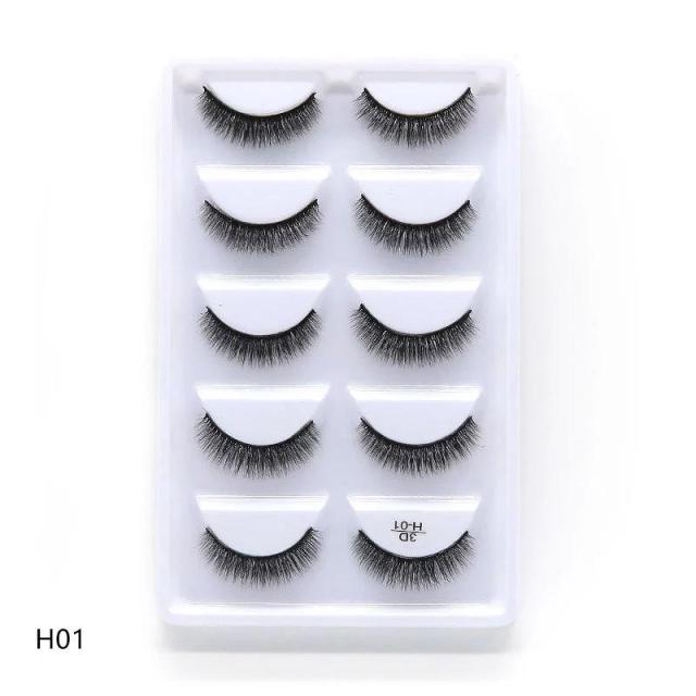 5 Pair Eyelashes