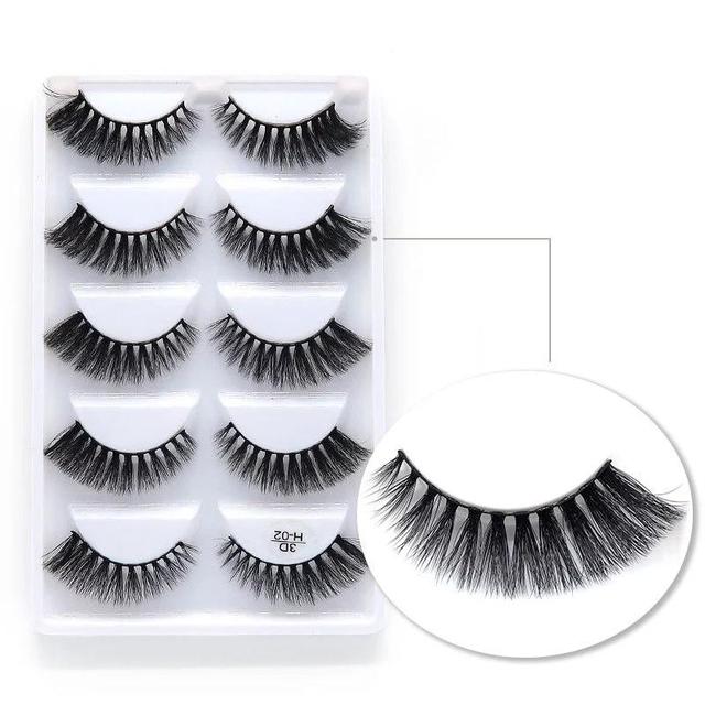 5 Pair Eyelashes