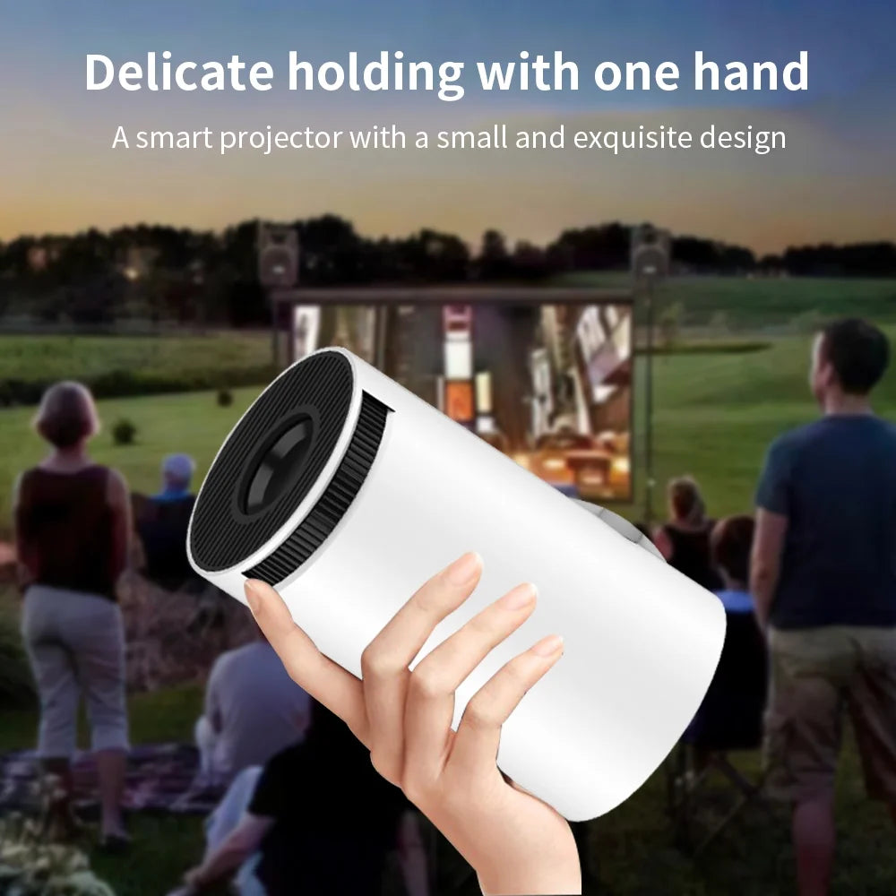 Projector 4K 1080P Support with Bluetooth and Wifi 6, Auto Correction/Focus, Mini Projector Smart for Movie Projection