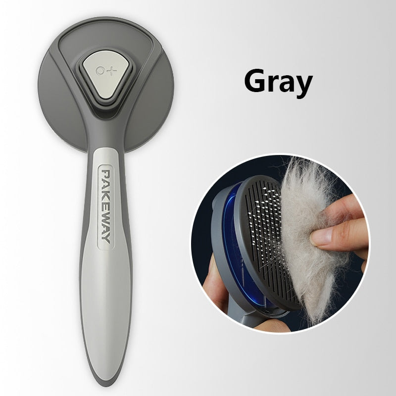 PAKEWAY Self Cleaning Grooming Pet Brush