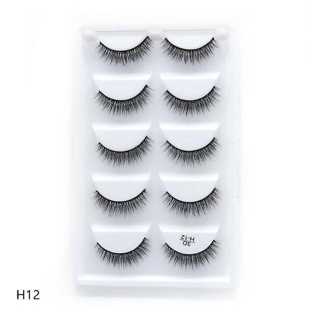 5 Pair Eyelashes