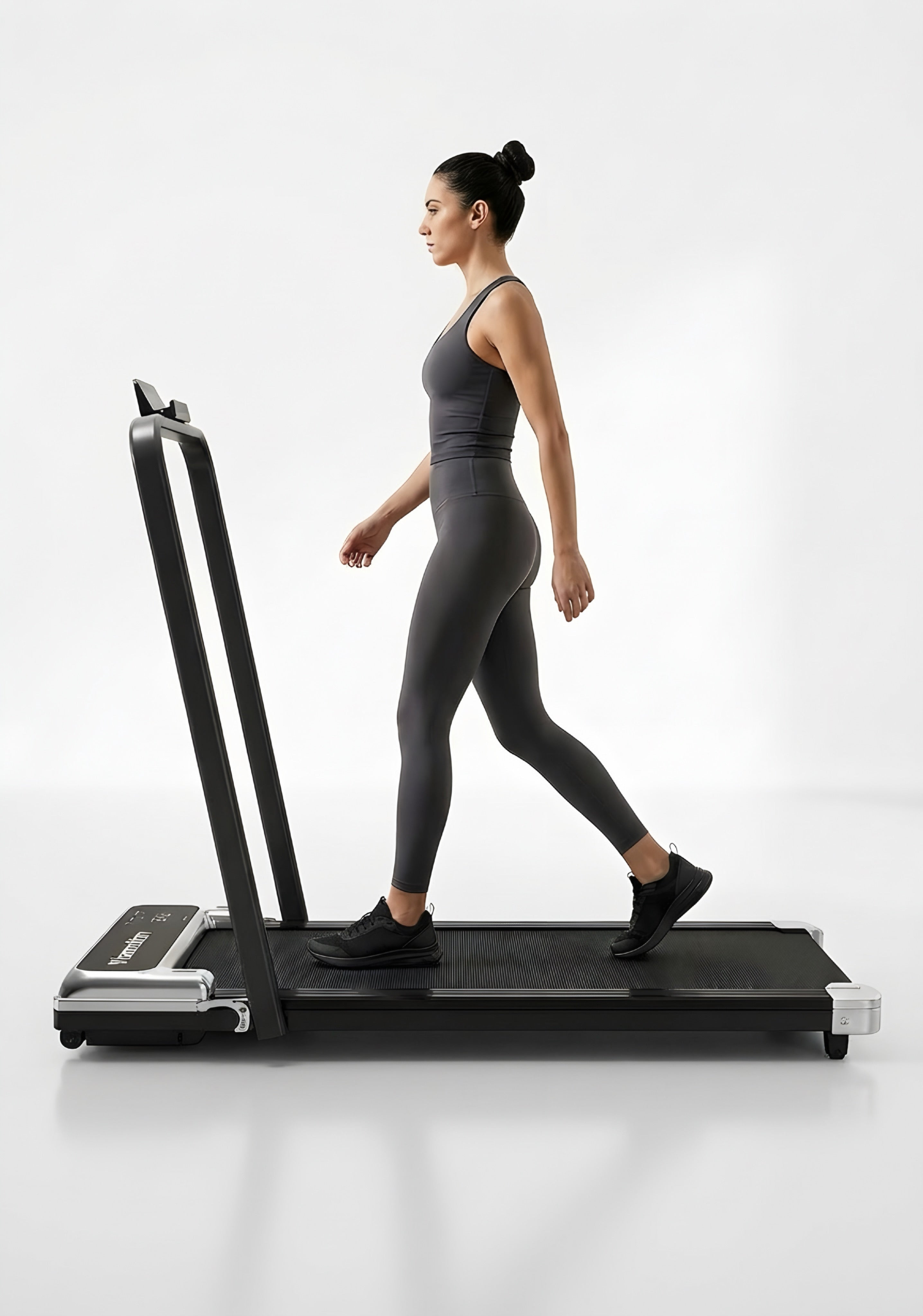 Portable Walking Pad Treadmill with Incline for Home Fitness & Under Office Desk Walking