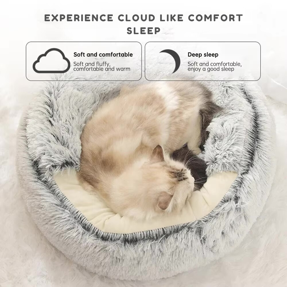 Soft Deluxe Plush Pet Bed By COMFYCORNER