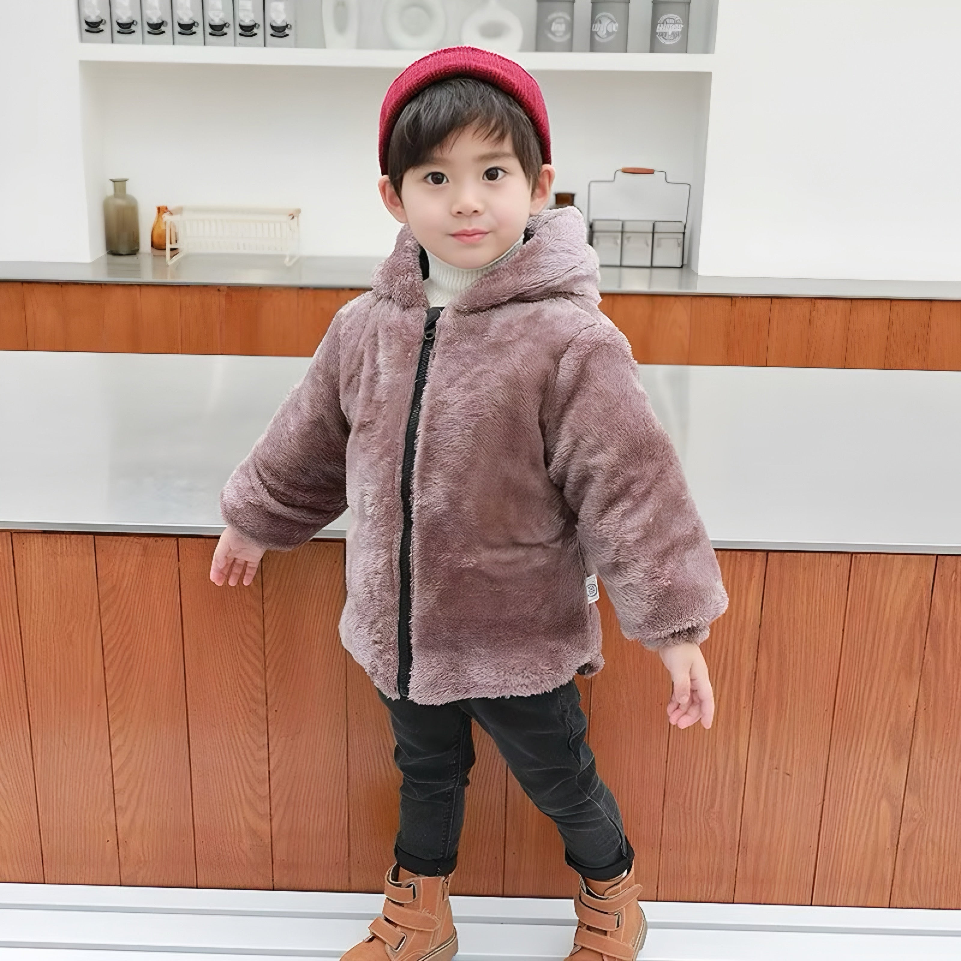 Children's Thick Fleece Coat by WinterBuddy™