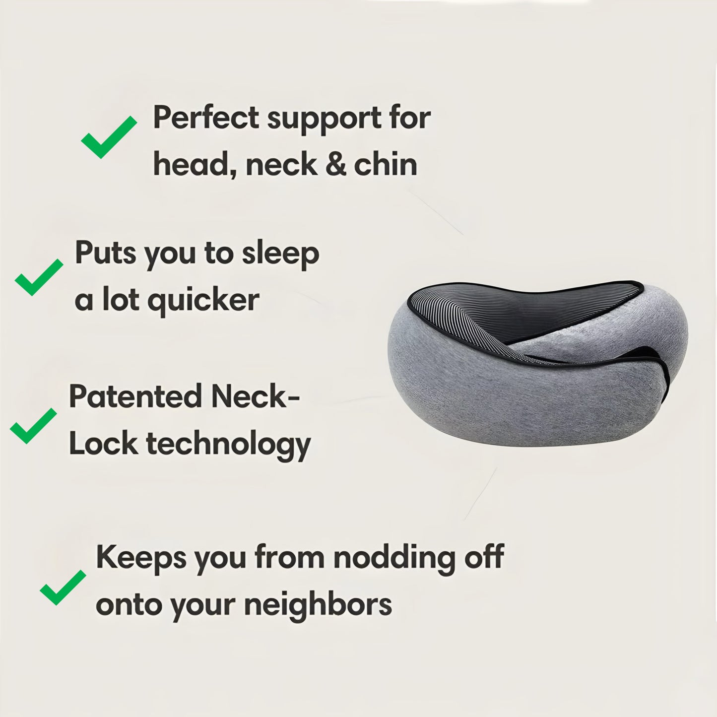 GoNest™ Travel Neck Pillow Memory Foam