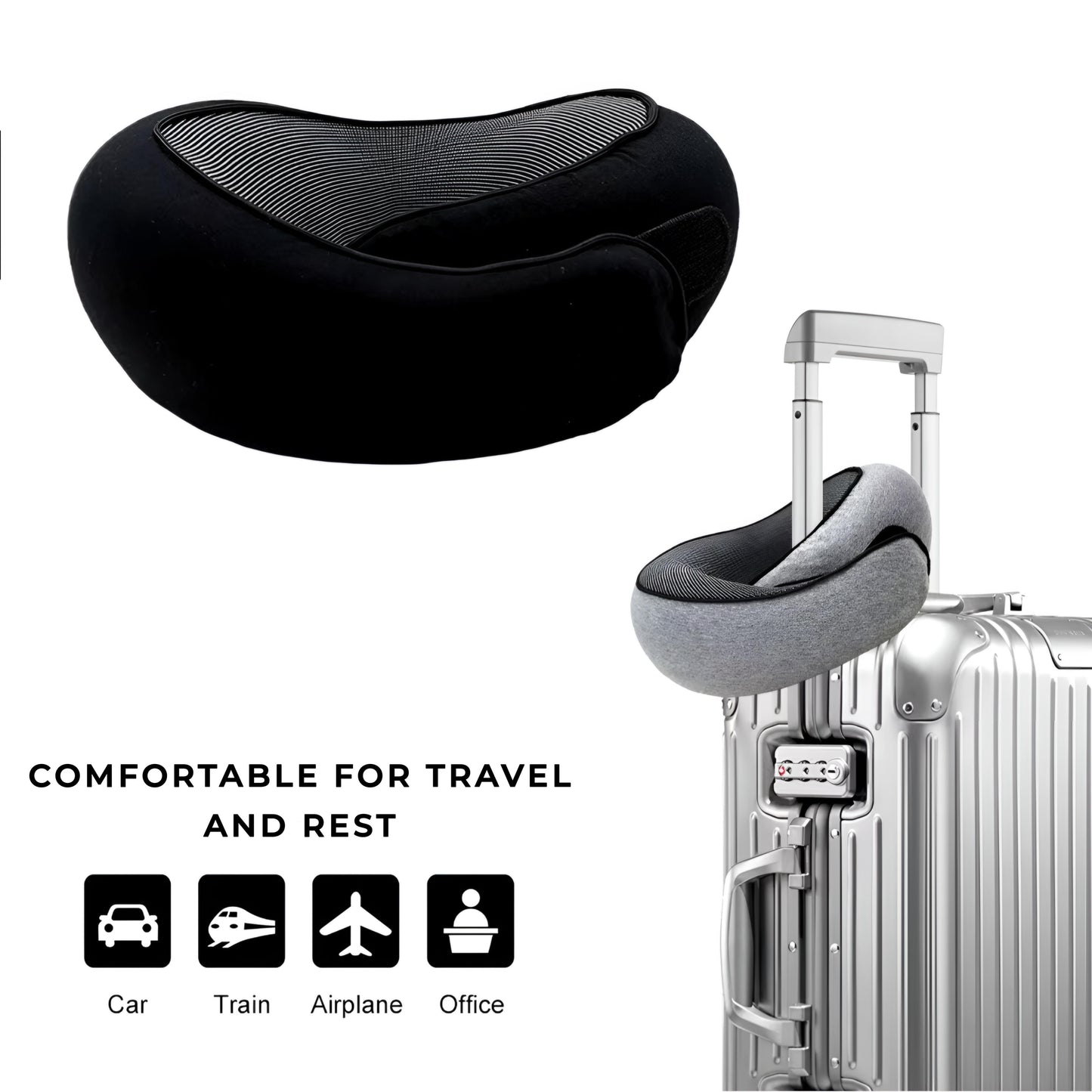 GoNest™ Travel Neck Pillow Memory Foam