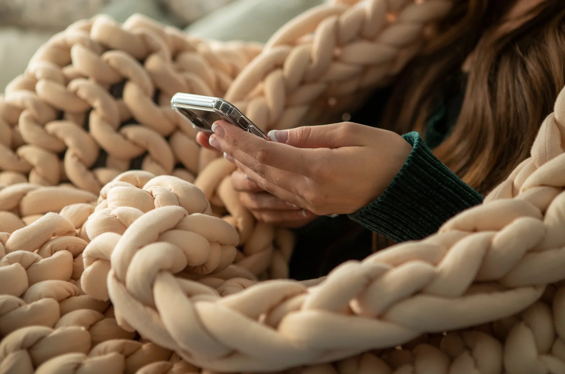 Weighted Knitted Blanket ZenComfort™