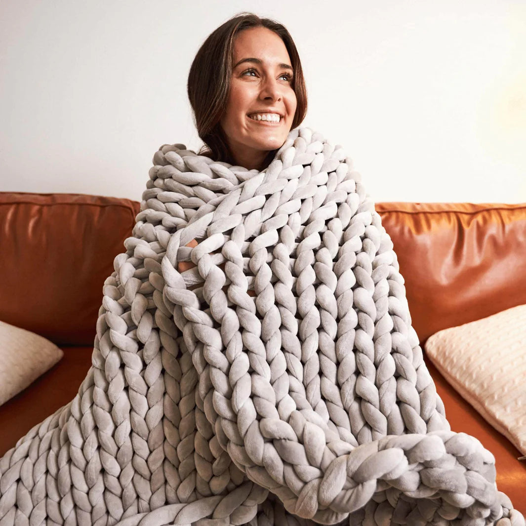 Weighted Knitted Blanket ZenComfort™