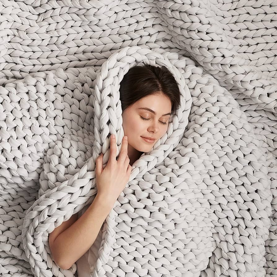 Weighted Knitted Blanket ZenComfort™