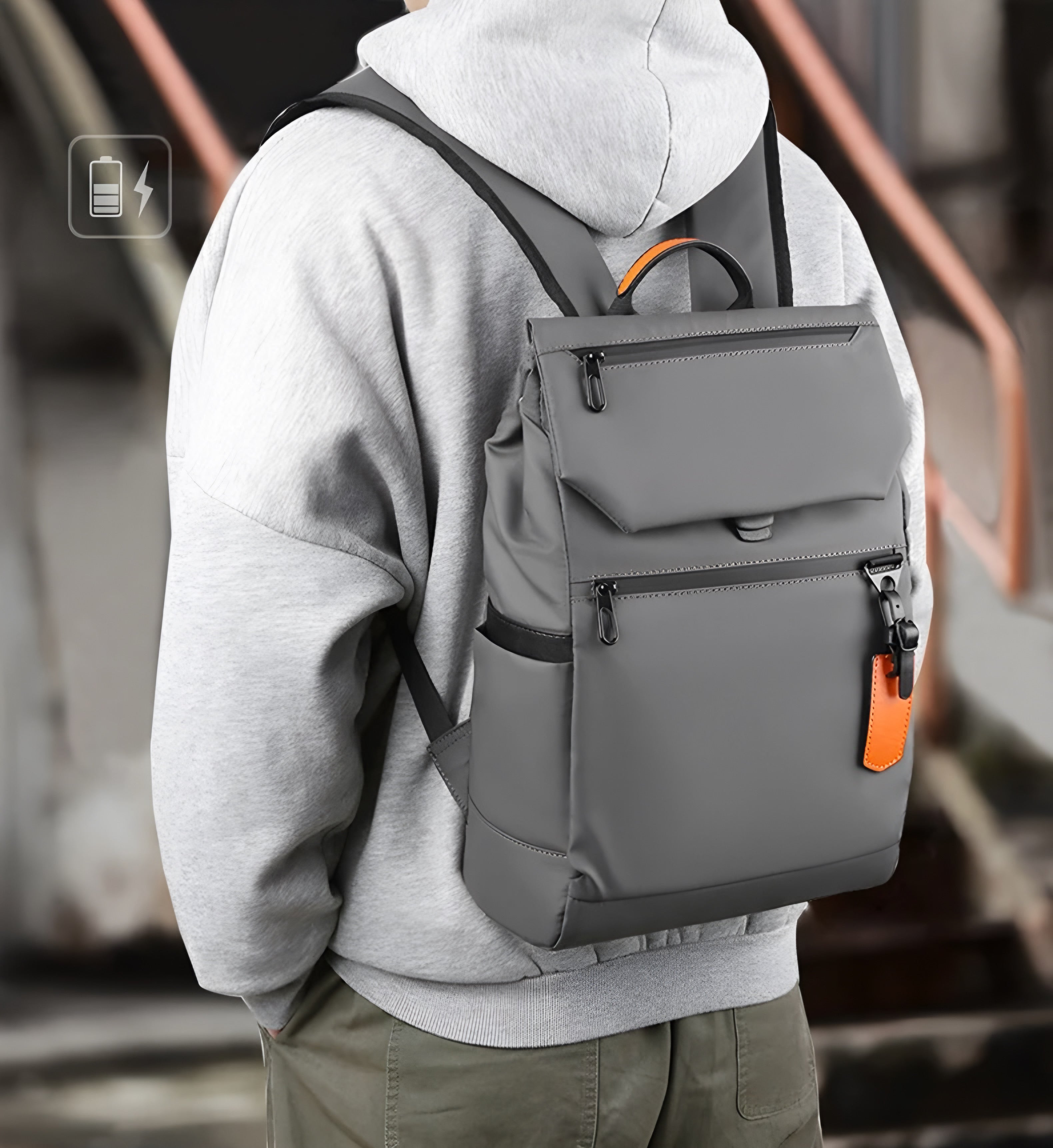 Elite Waterproof Laptop Backpack with USB port by PAK™