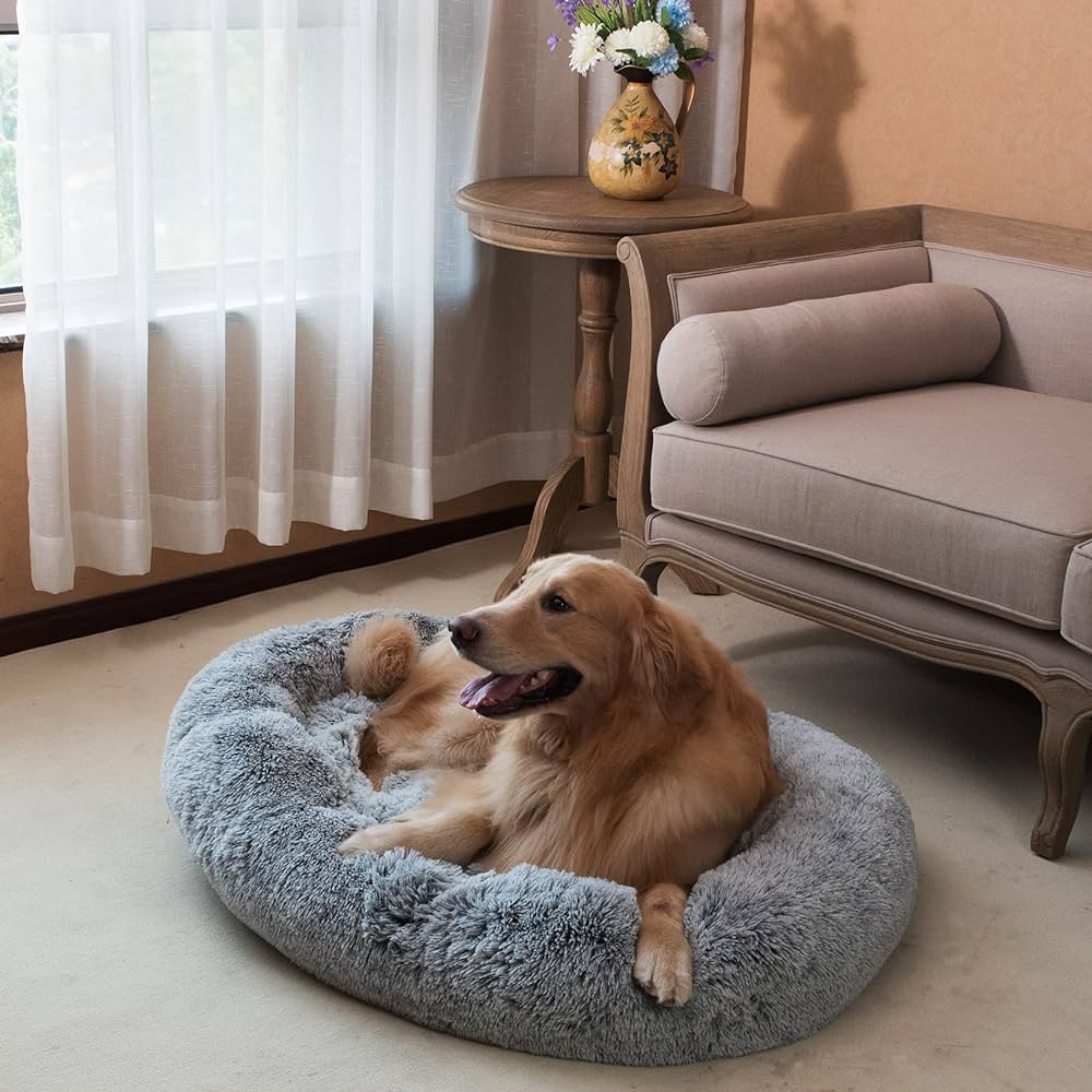 Plush Bed for Large Breed Pets