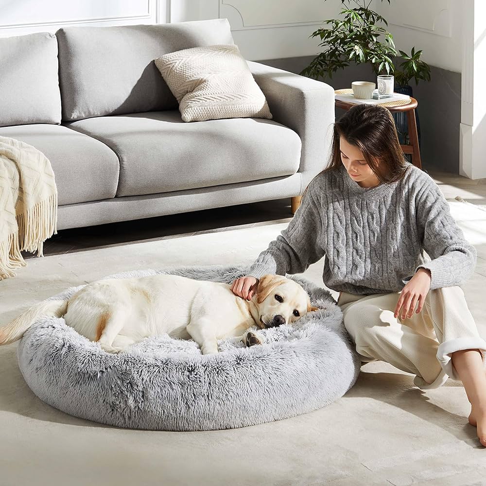 Plush Bed for Large Breed Pets