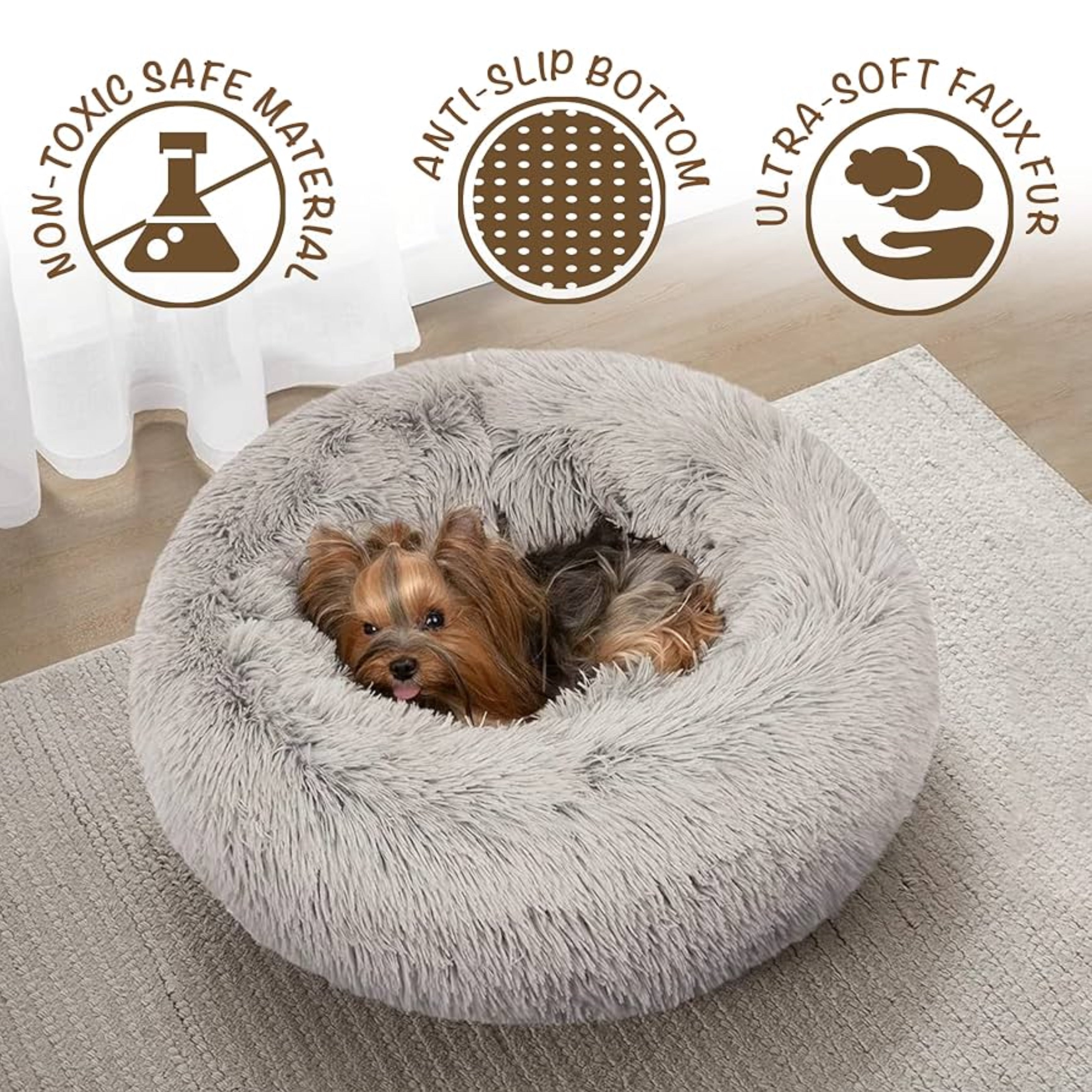 Plush Bed for Large Breed Pets