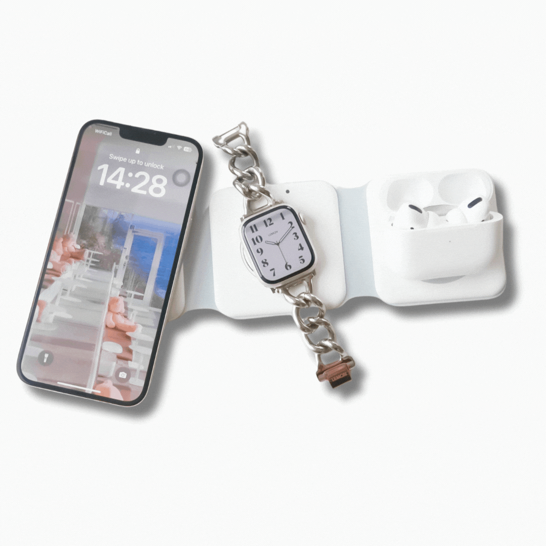 SyncPad™ 3 in 1 Foldable Wireless Charger