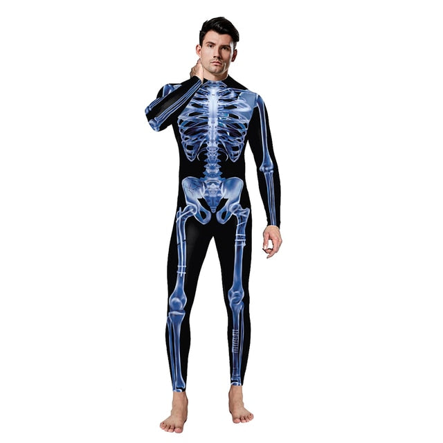 Skeleton Bodysuit Halloween Costumes