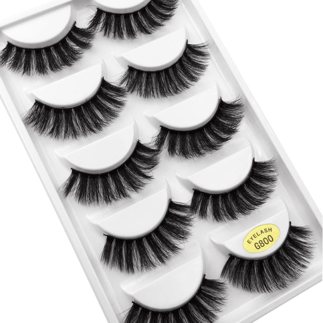 5 Pair Eyelashes