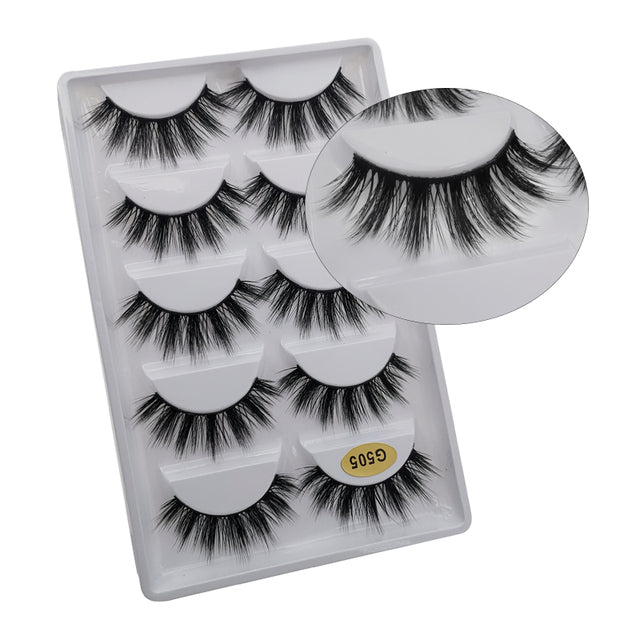 5 Pair Eyelashes