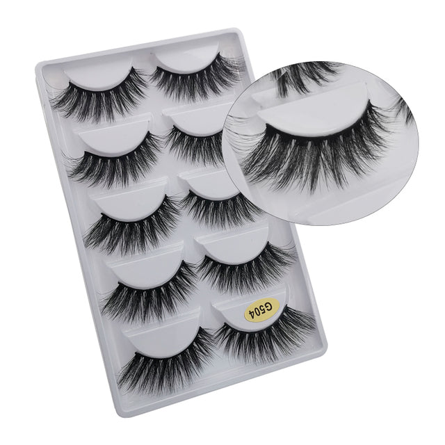 5 Pair Eyelashes