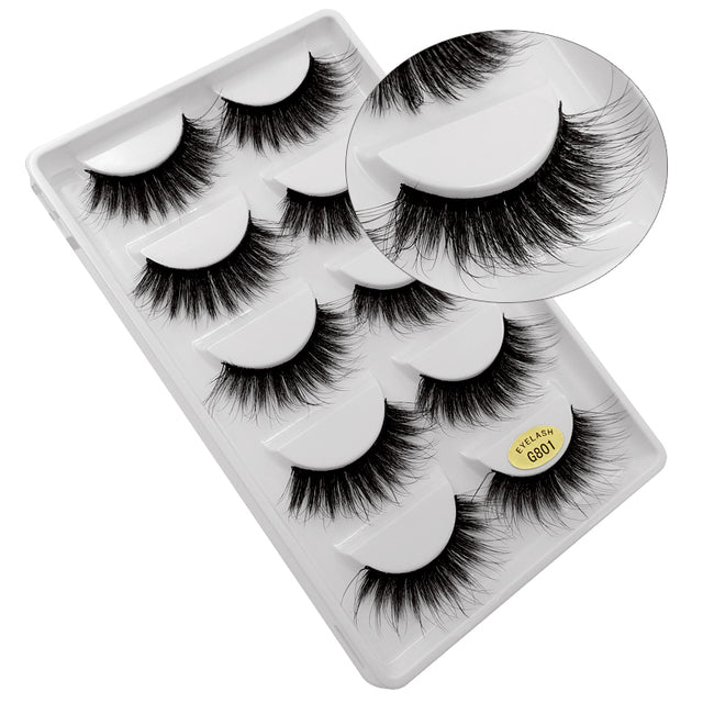 5 Pair Eyelashes