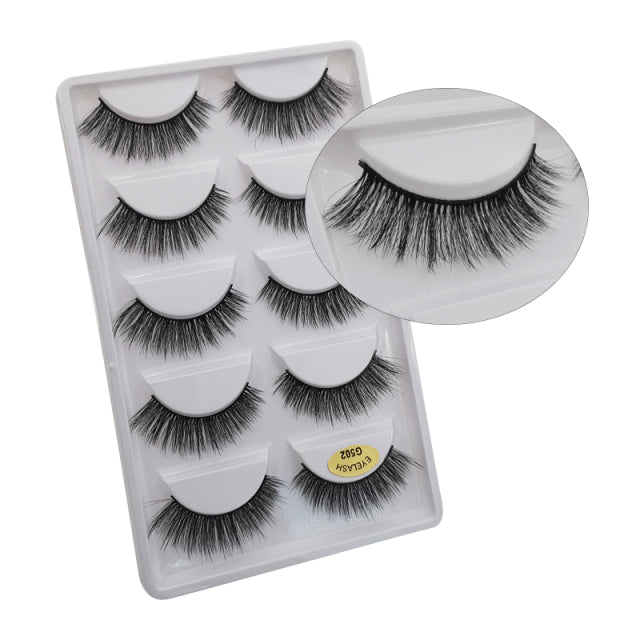 5 Pair Eyelashes