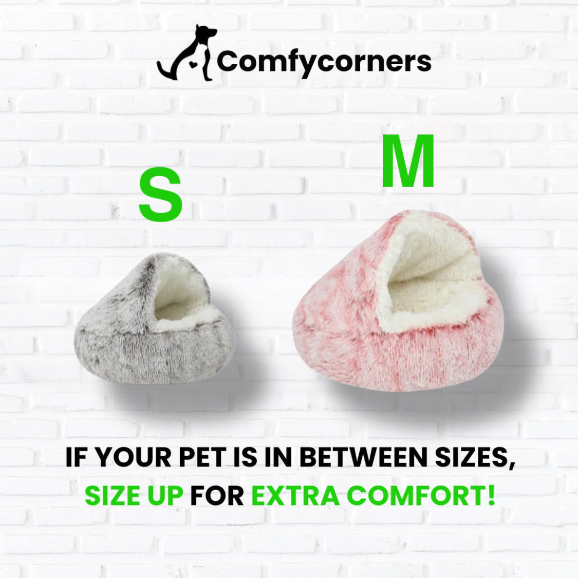 Soft Deluxe Plush Pet Bed By COMFYCORNER